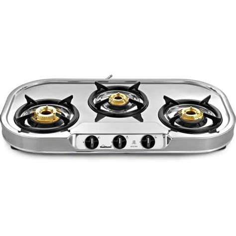 Sunflame Spectra 3B SS 3 Burner Gas Cooktop Price in India, Specs ...