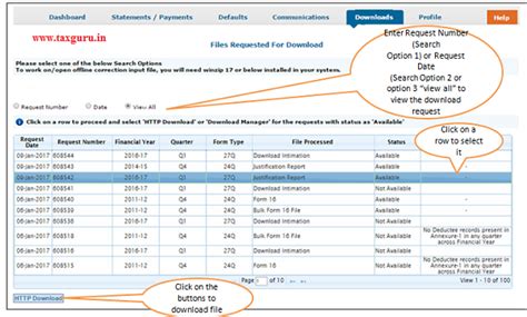How to Download Intimation from TRACES Inbox