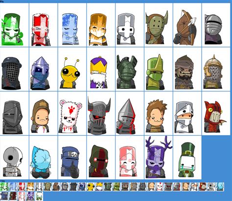 Character Portraits - Castle Crashers - PC / Computer - The Spriters ...