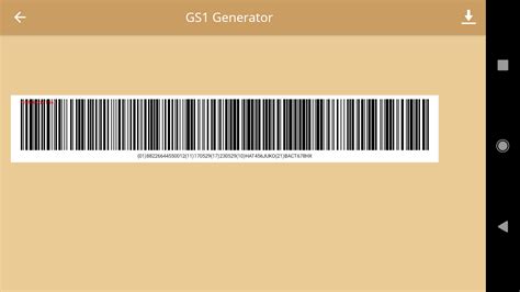 GS1 Code Generator 的图像结果