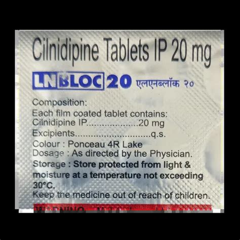 LNBLOC 20MG TABLET 15'S Price, Uses, Side Effects & Substitutes | Medkart