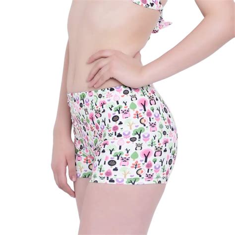 BASIICS by La Intimo Punk Life Shorts Swim Panty For Women