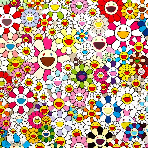Takashi Murakami Flowers Blooming in This World and the Land of Nirvana ...