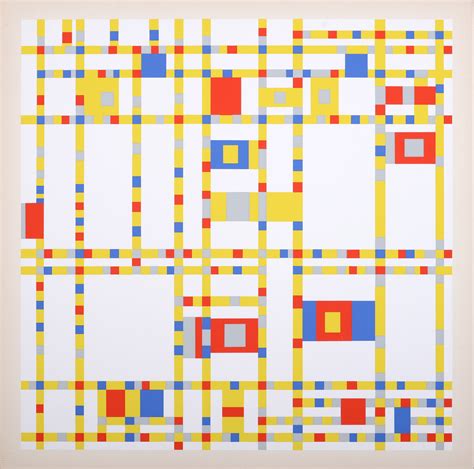 Piet MONDRIAN - Broadway Boogie Woogie, 1967 - Sérigraphie - Art ...