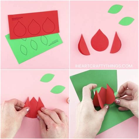Flower Pop Up Card Tutorial 的图像结果