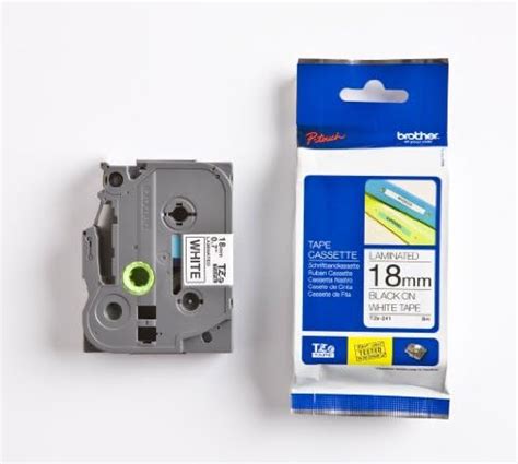 Brother TZE-231 Black ON White Laminated Tapes (TZE Series) 12mm ...