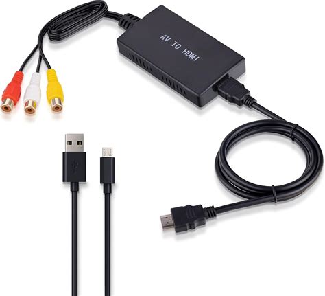 Linkrider RCA to HDMI Converter, Supports 1080P, Compatible India | Ubuy