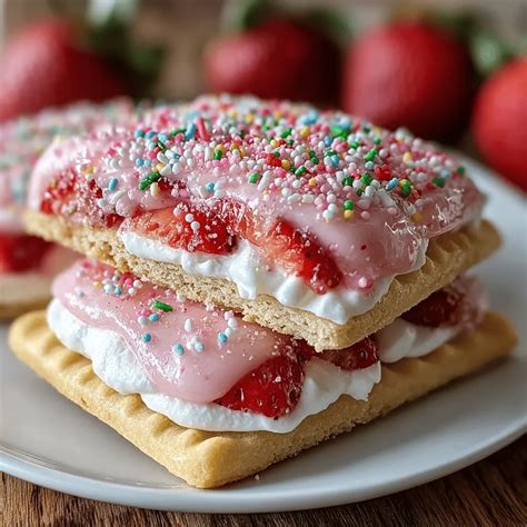 strawberry pop tart sugar cookies