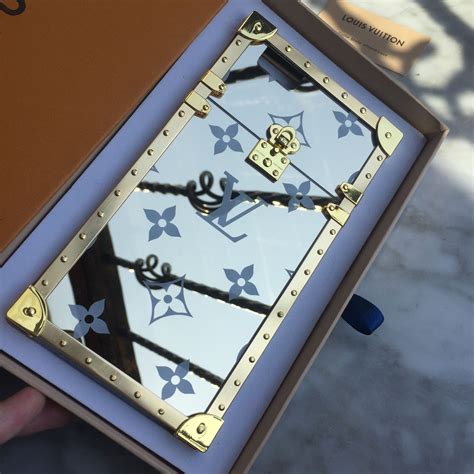 Louis Vuitton Lv phone case mirror gold monogram | Louis vuitton phone ...