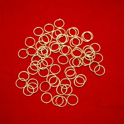 Round unsoldered open Mouth jump rings for jewellery making ring ...