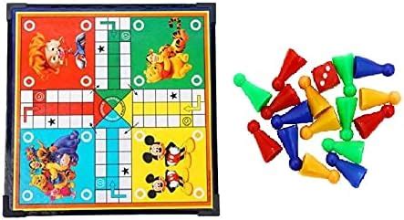 Buy Top Team Mind Challenge Wooden Ludo and Snakes and Ladders Travel ...