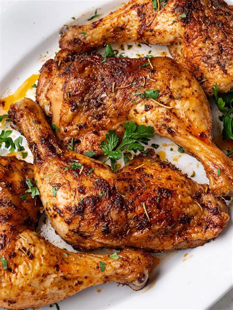 Easy Baked Chicken Leg Quarters - Sandra Valvassori