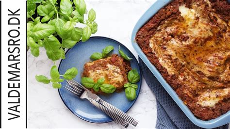 Lasagne   den bedste opskrift på lasagne med lækker  