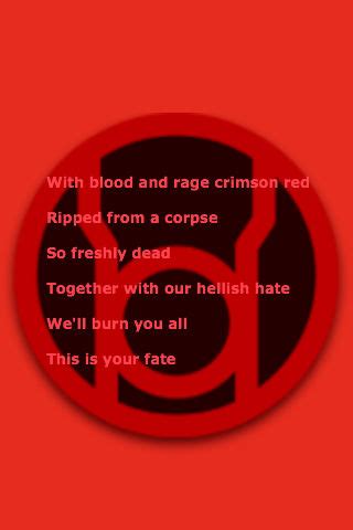 Red Lantern Oath by KalEl7 on DeviantArt