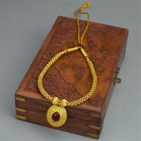 Shop online kolhapuri necklace thushi designs at afforadble prices ...