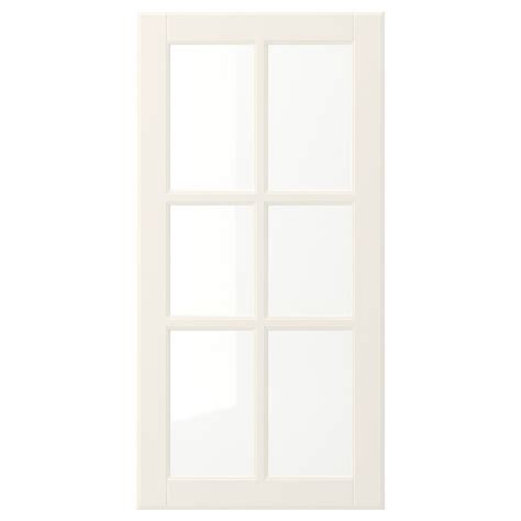 BODBYN glass door, off-white, 40x80 cm (153/4x311/2") - IKEA
