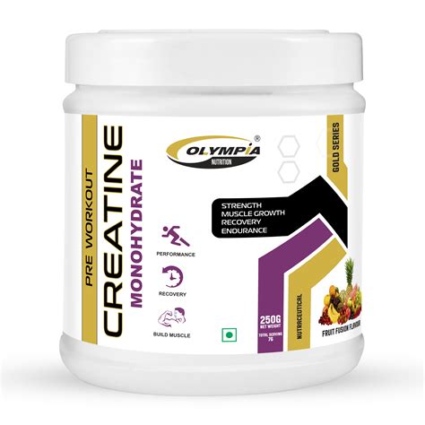 Creatine Monohydrate 250g Fruit Fusion – Olympia Nutrition
