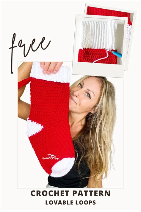 Image result for Basic Christmas Stocking Crochet Pattern