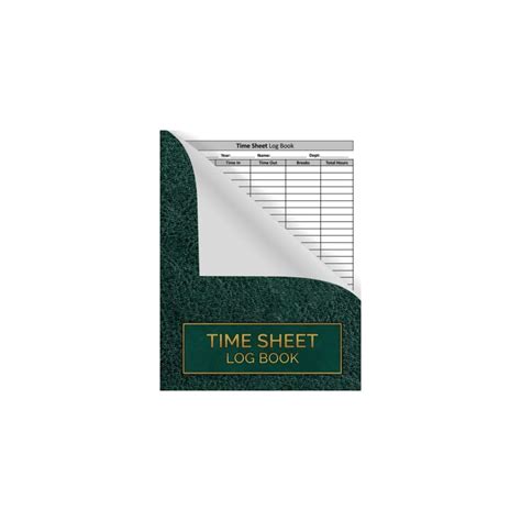 Time Sheet Log Book: Simple Time Sheet Book | Work | Ubuy India