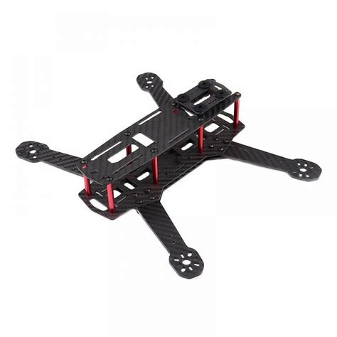 QVA250 Carbon Fiber Frame Kit RC Drone FPV Racing 4.0mm Arm Thickness ...