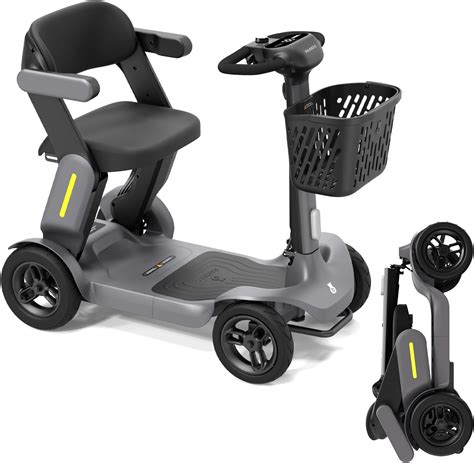 Amazon.com: Pride Mobility Go-Go Carbon Travel Lightweight 39 Lbs Foldable Mobility Scooter | Up ...