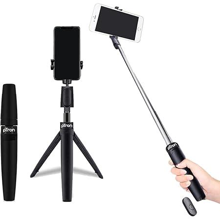 pTron Glam Plus Bluetooth Extendable Selfie Stick with Tripod Stand ...