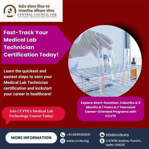 What Is The Duration Required To Become Certified as a Lab Technician?