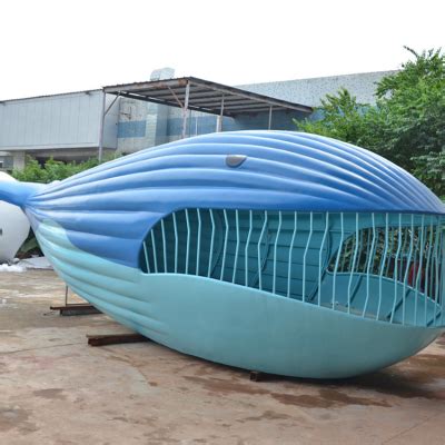 玻璃钢鲸鱼雕塑-宏通雕塑