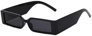 Buy Netwiz Rectangular Sunglasses Black For Men & Women Online @ Best ...