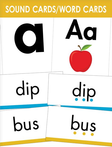 Sound Cards (Packs 1-4) and Word Cards (Packs 1-5), Complete Pack ...