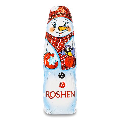 Шоколадные Фигурки Roshen Снеговик 45гр Пленка (Украина) купить оптом ...