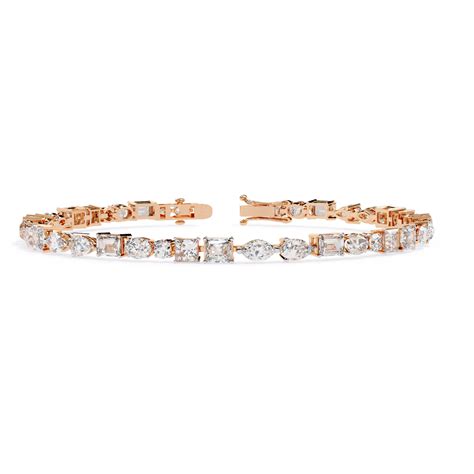 Moissanite mix diamond Tennis Bracelet – Woke Collection