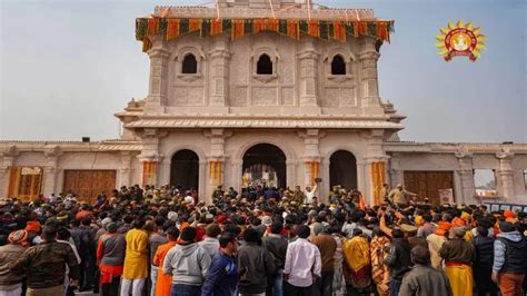 Ram Mandir: Lakhs of devotees are still queuing for darshan, entry of ...