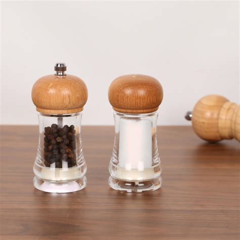Buy Raisin 2Pcs Wood Pepper Mill and Salt Shaker Set from Home Centre ...