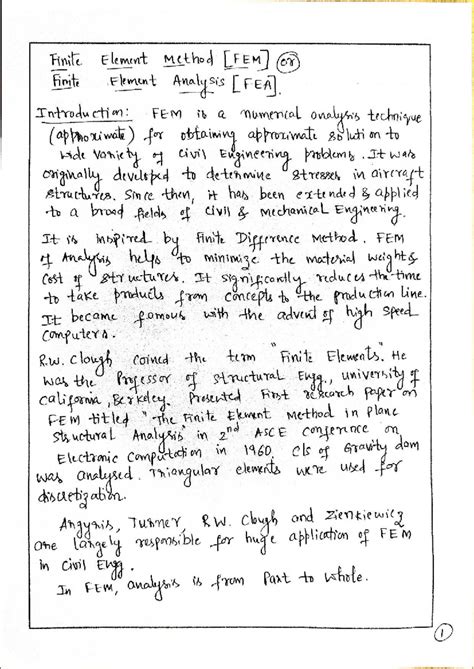 3. SA Mod 3 - Sir Notes - Introduction to Finite Element Method - Studocu