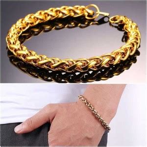 Gold Bracelets For Men - Mens Gold Bracelet Designs Online at Best ...