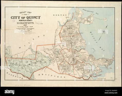Map of the city of Quincy, Norfolk County, Massachusetts, 1907 , Quincy ...