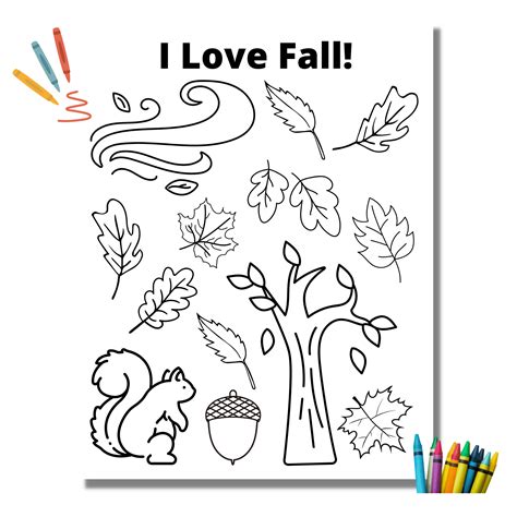 Fall Coloring Pages for Kids - Autumn Coloring Pages – At Home With Zan