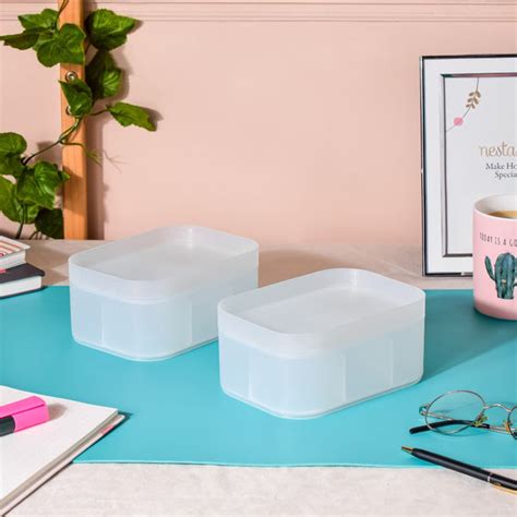 Multicompartment Storage Box Set Of 4 Online - Premium Desk Organiser ...