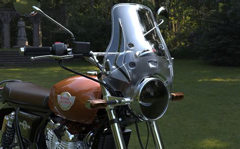 "WANDERER" - Premium Windshield for RE Interceptor 650 - Clear – CARBON ...