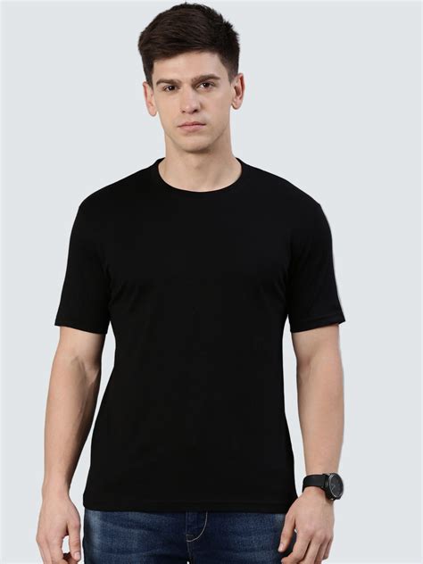 Kivofa Round Neck Supreme Onyx Black | Premium Supima Cotton – KIVOFA