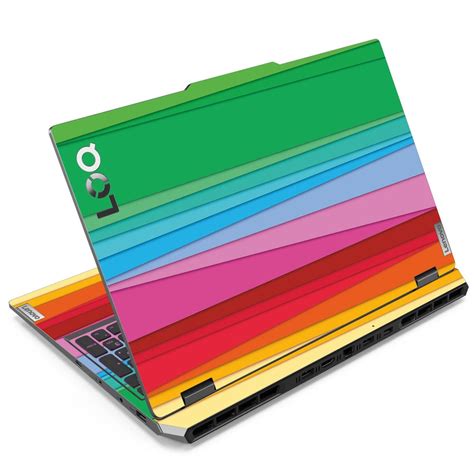 Shop Colorful Stripes Splash Laptop Skin for Lenovo LOQ | Buy Online ...