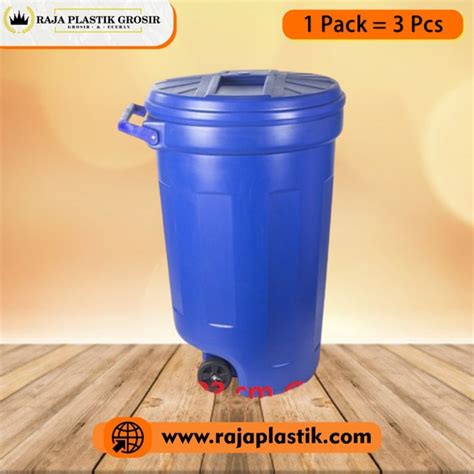 TONG SAMPAH PLASTIK BESAR VOL. 150 LITER + TUTUP Dx