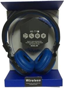 MIRZA WDM_471W_MS 771C mi bluetooth Headphone with SD card and FM ...