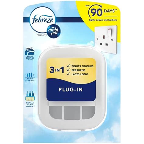 Ambi Pur Plug In 3 Volution Febreze Air Freshener Plug For Oil Refills