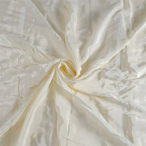 Premium Lemon Yellow Colour Crepe Fabric Fabric for Designers | FabCouture