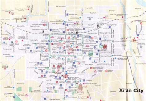 Xi'an On China Map at Jimmie Mireles blog