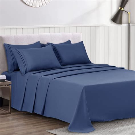 Amazon.com: Mejoroom 6Piece King Size Sheets Set - Hotel Luxury ...