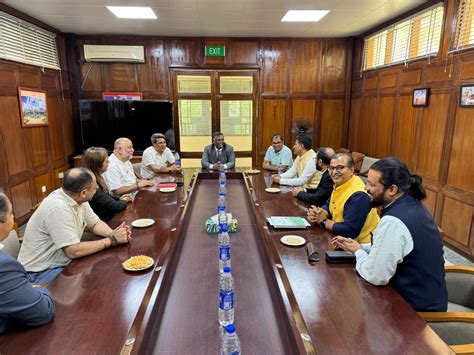 On 18 March 2024, HC met Mr. Pradeep Pahalwani, President, Indian ...