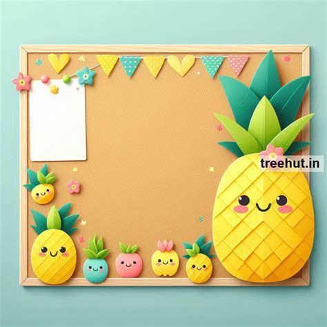 Pineapple Bulletin Board Ideas, Door Posters and Classroom Activities